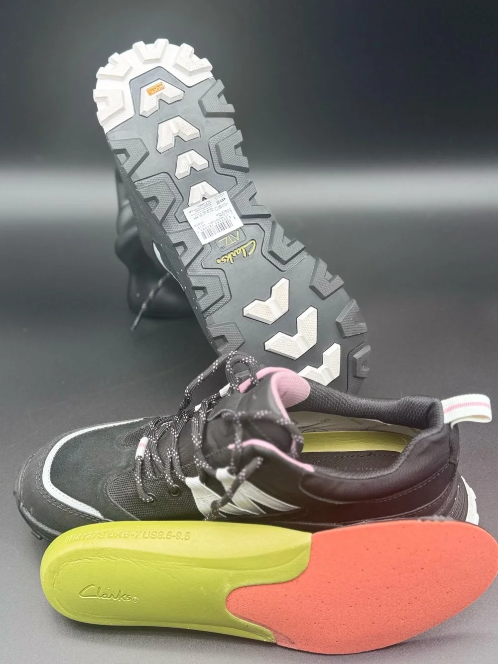 Clarks ATL Trek Path GTX 26167422 Womens Black Athletic Hiking Shoes